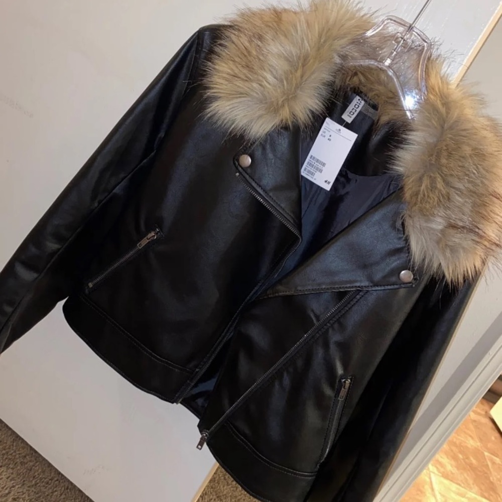 Faux Leather Jacket